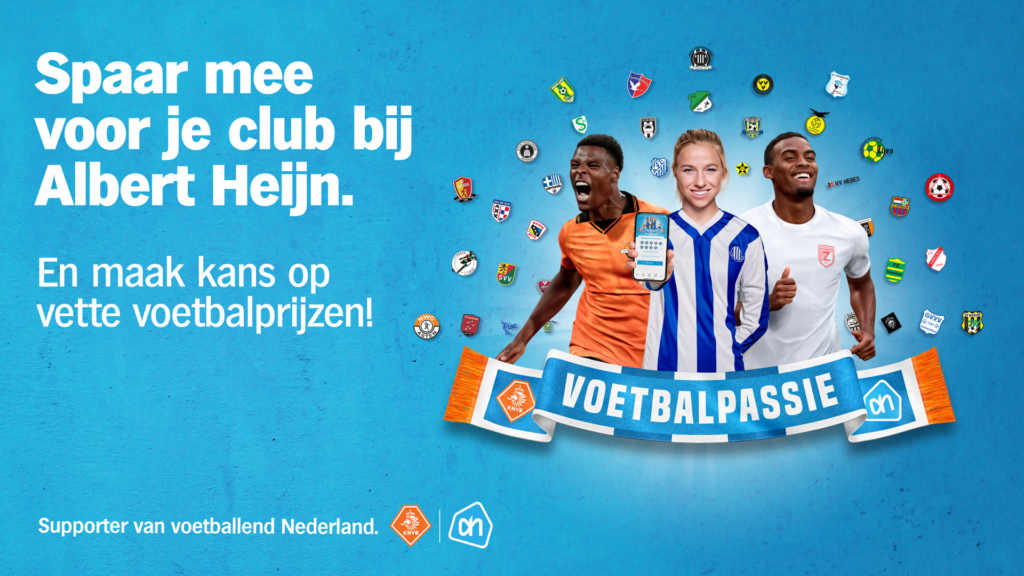 Sponsor VV Brielle via Albert Heijn door voetbalpassie