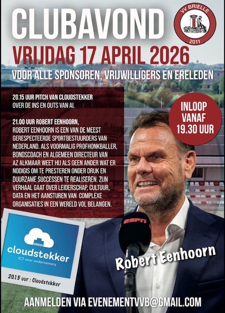 Uitnodiging Clubavond VV Brielle