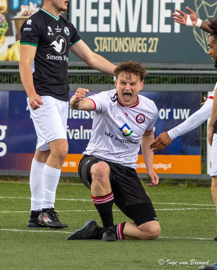 VV Brielle incasseert 1-2 verlies in blessuretijd