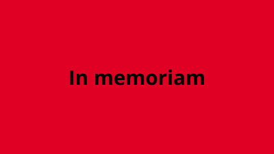 In memoriam Peter Tuk