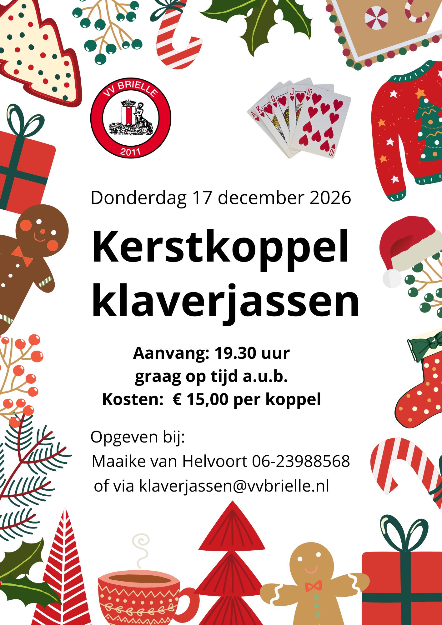 Kerstkoppelklaverjassen 2026