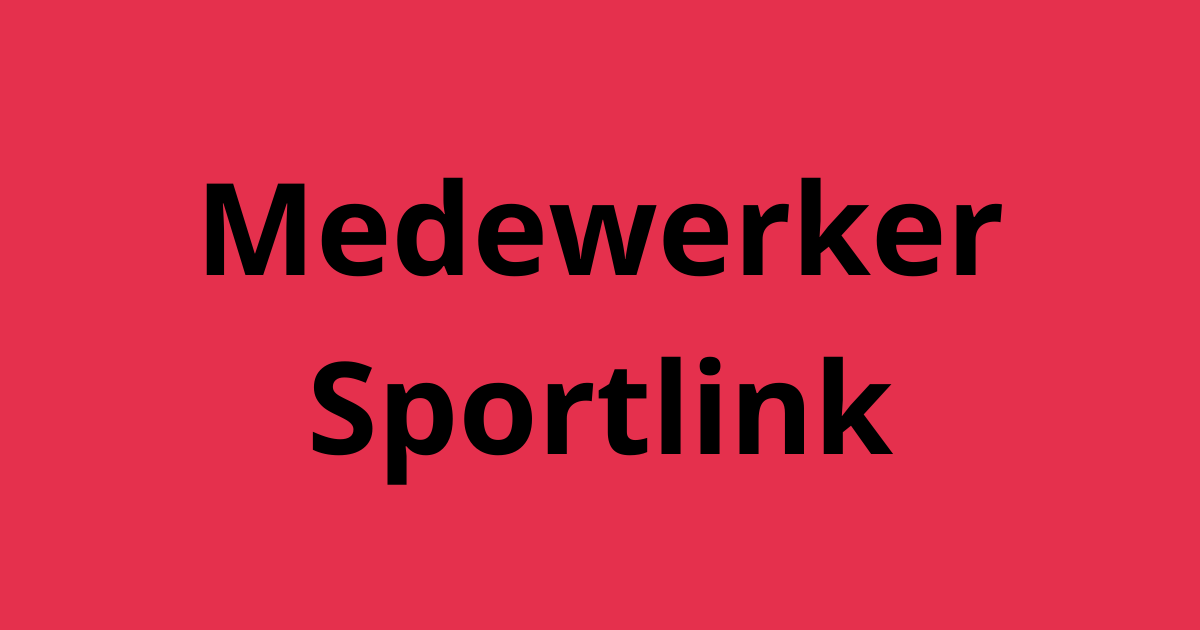 Medewerker Sportlink