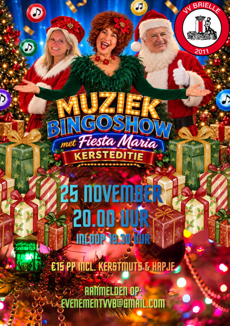 Muziek Bingoshow kersteditie