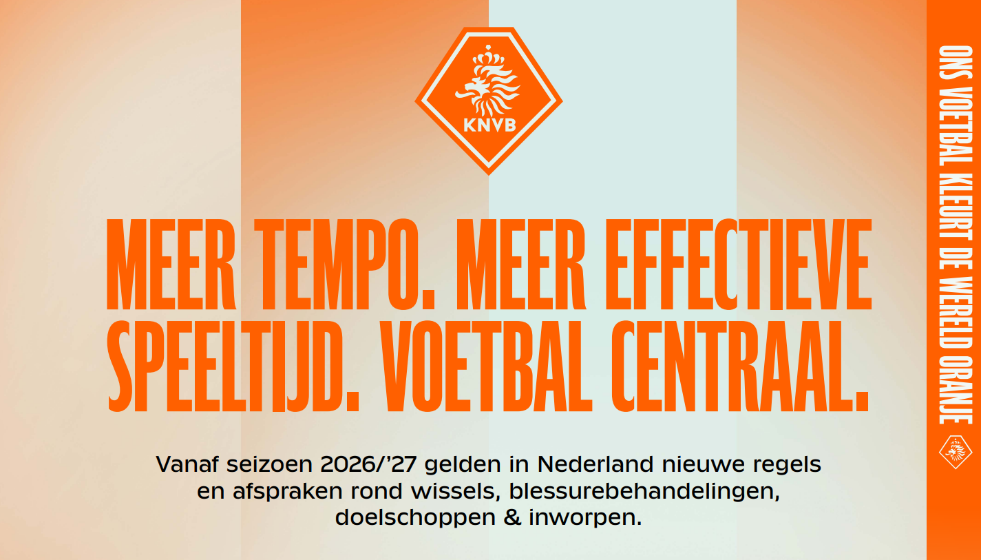 Nieuwe spelregels komend seizoen: meer tempo en minder tijdrekken