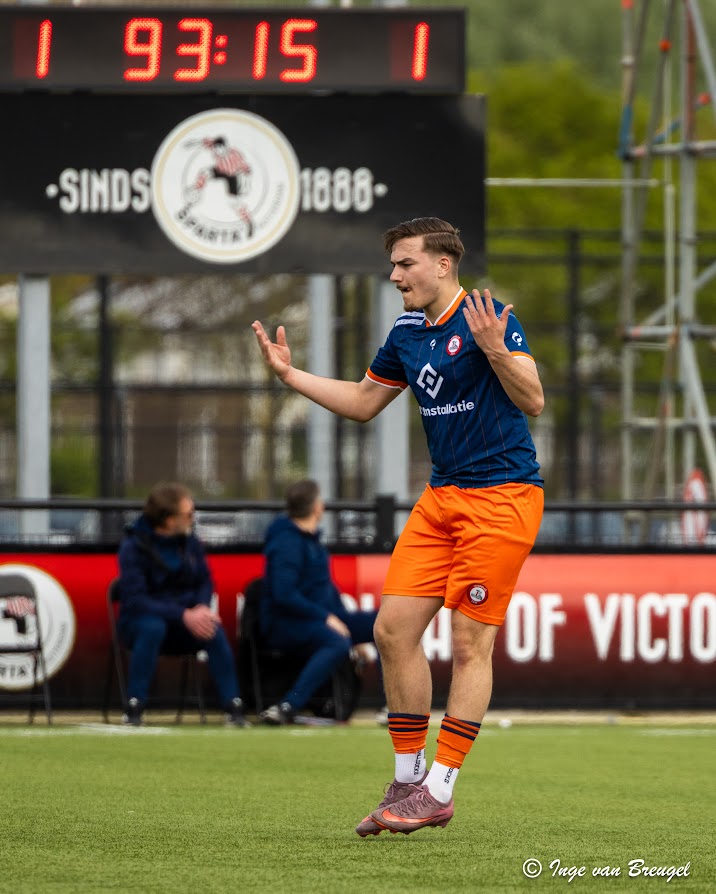 Sparta (AV) - VV Brielle eindigt in puntendeling (1-1)